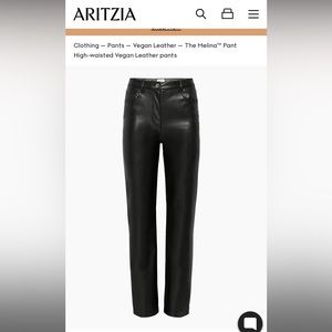 Aritzia Leather Pants, size 00